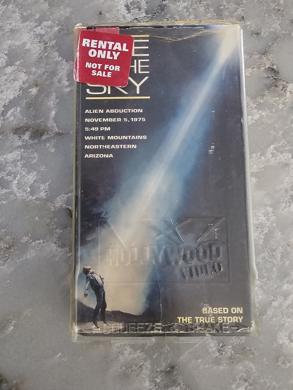 Fire in the Sky VHS 1993 Vintage Horror Sci-Fi Movie Ex-Rental Hollywood Video